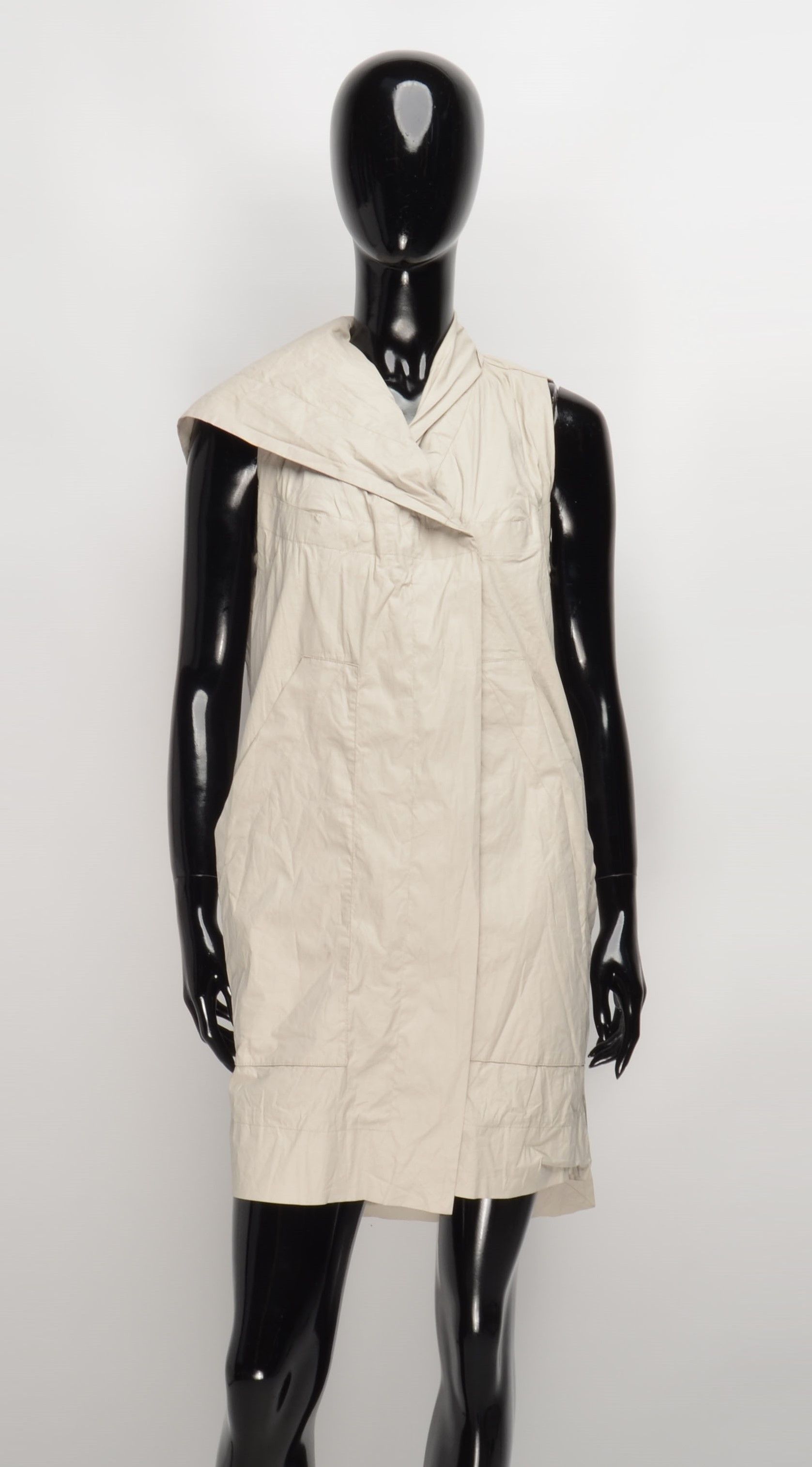 Sarah Pacini Vintage Sarah Pacini Avant Grade Gray Tunic Vest Size S / US 4 / IT 40 - 1 Thumbnail