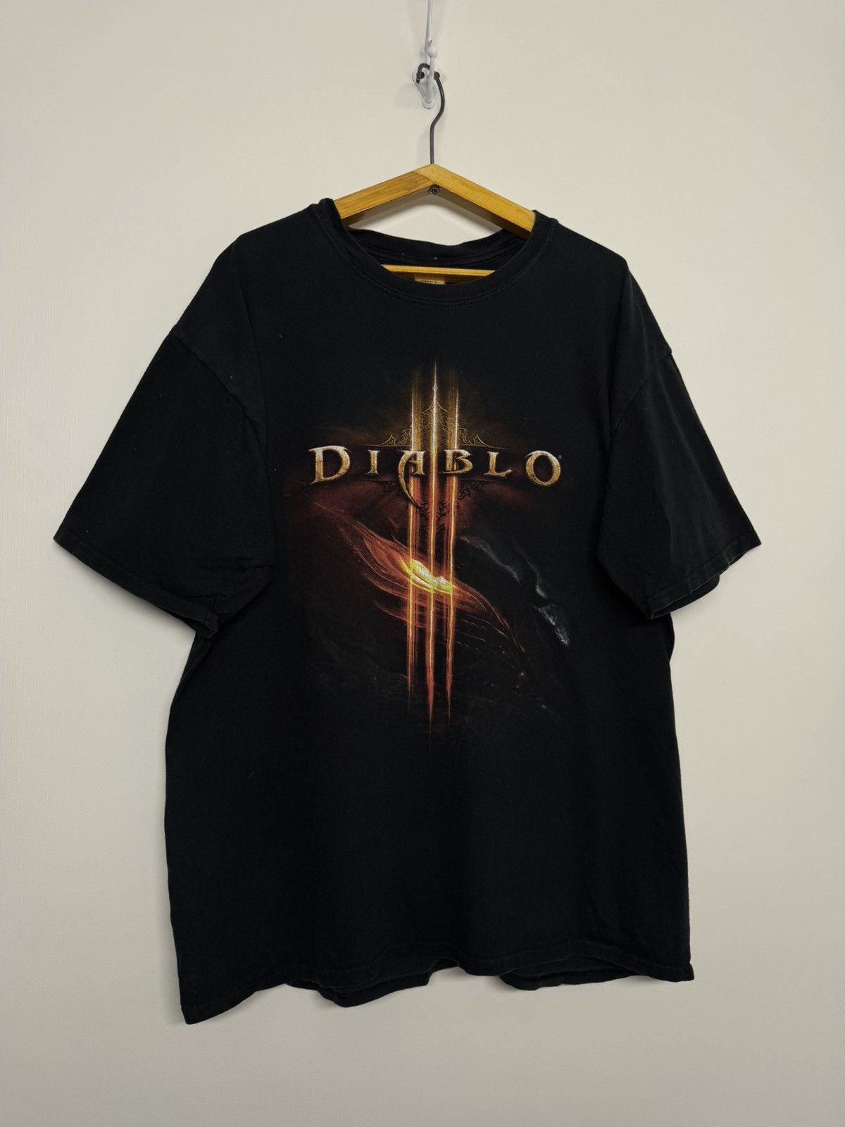 Gildan Vintage Y2k Diablo T Shirt Size US XL / EU 56 / 4 - 5 Thumbnail