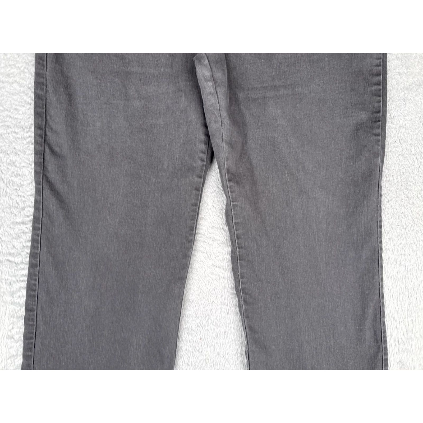 Vintage Women with Control Jeans Womens 16 Charcoal High Rise 34x31 Straight 5-Pocket Denim Cotton Blend Polyester Spandex VH 90s Vintage Womens Size 38" / US 16 / IT 52 - 3 Thumbnail