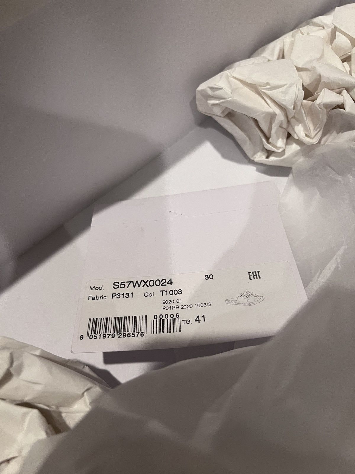 Maison Margiela S57WX0024 White Slides | Maison Margiela Size US 9 / EU 42 - 4 Thumbnail