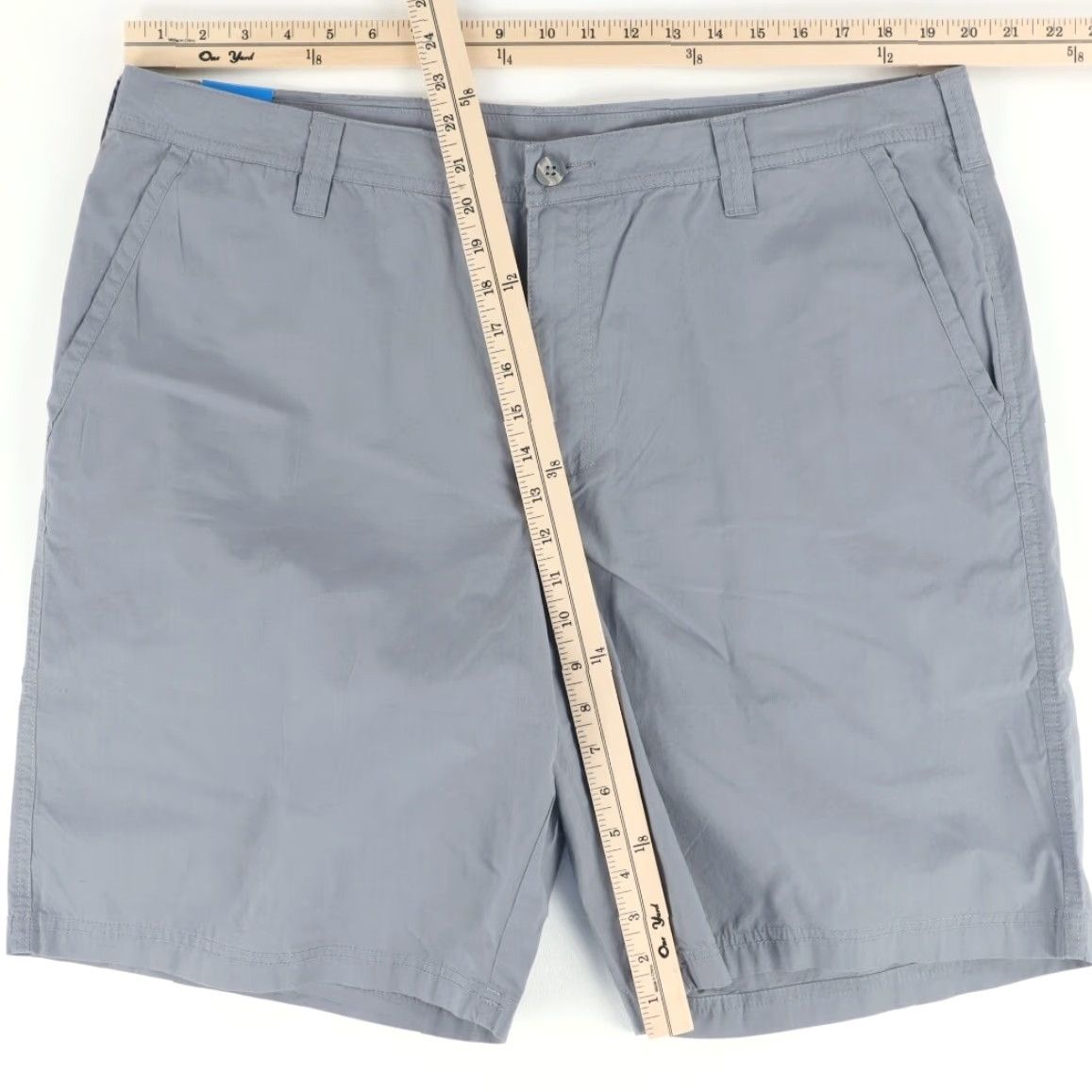 Vintage Columbia Modern Classic Cotton Khaki Chino Shorts Gray Men's 40 Size US 40 / EU 56 - 3 Thumbnail