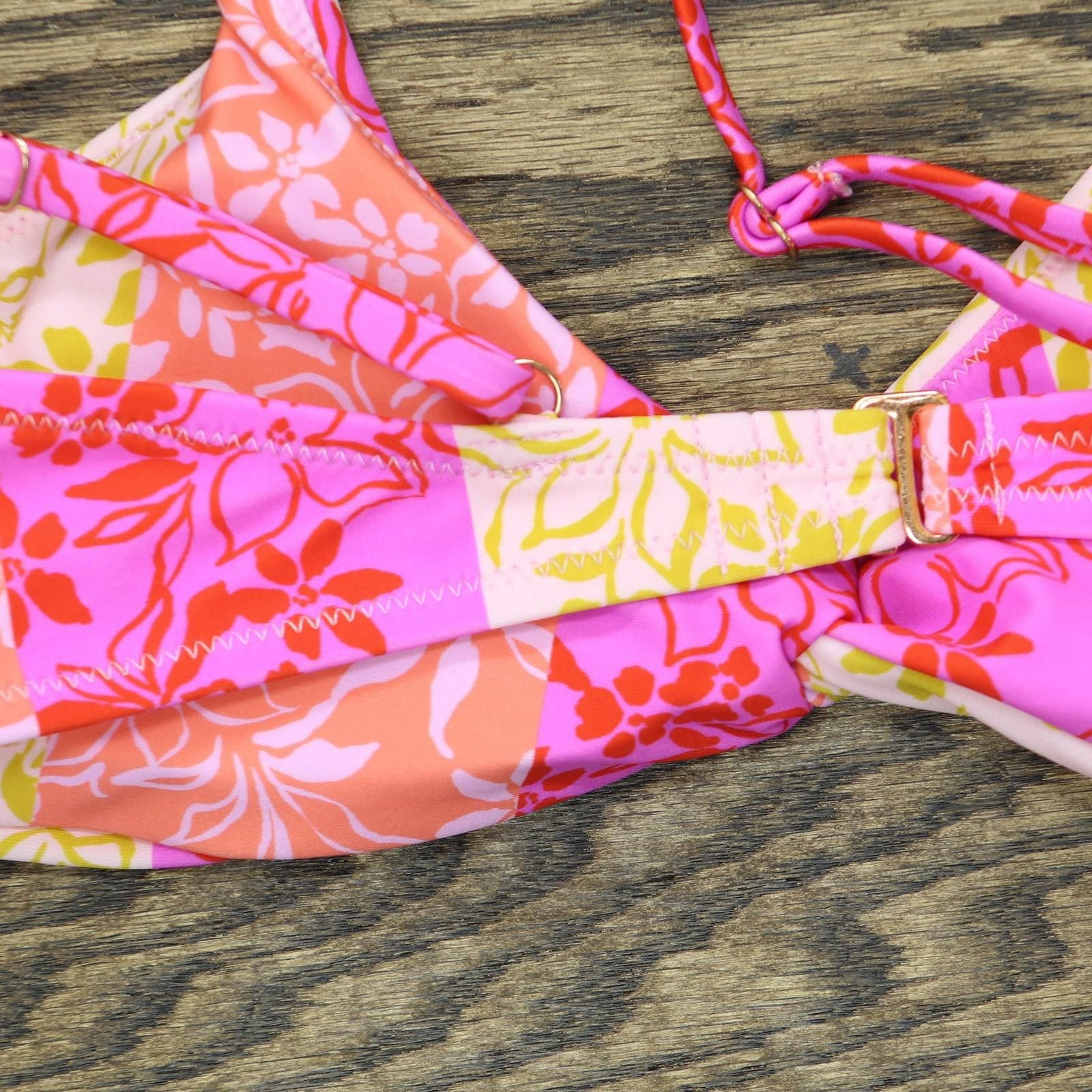 Other Nwt Raisins Juniors Twisty Bikini Top P711152 Pink Multi S Size ONE SIZE - 4 Thumbnail
