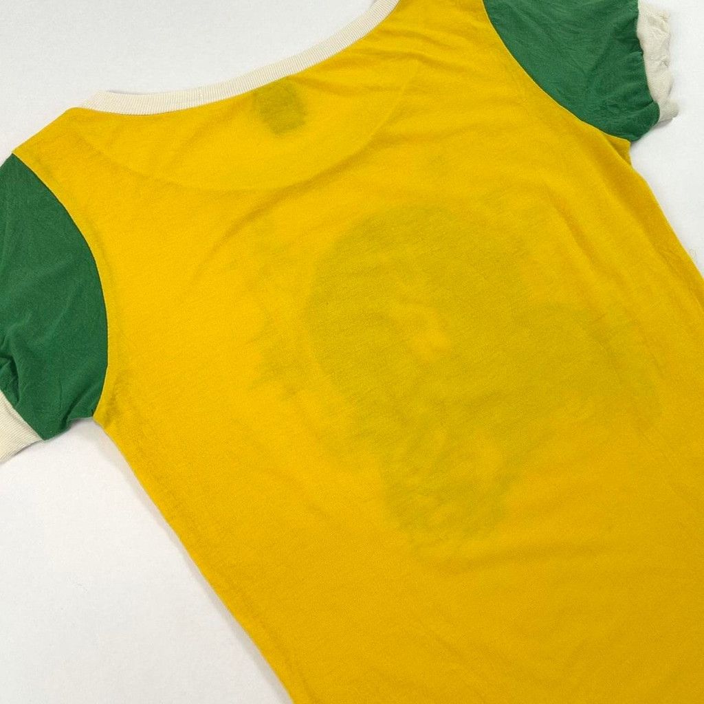 Diesel y2k Diesel yellow and green 'Super Natureza' tshirt Size L / US 10 / IT 46 - 6 Thumbnail