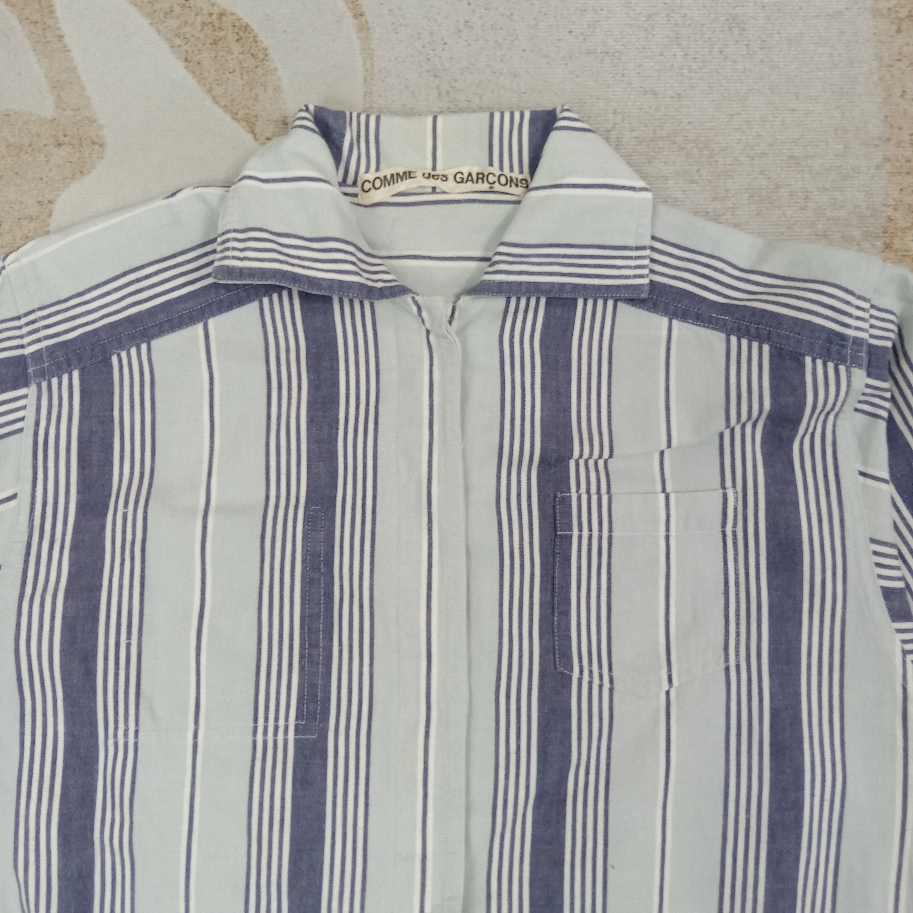 Comme des Garcons Comme Des Garcons 90's Stripes Dress Shirt C268N5 Size M / US 6-8 / IT 42-44 - 3 Thumbnail