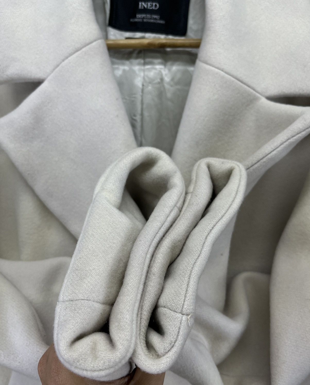 Yohji Yamamoto Vintage Yohji Yamamoto Ined Wool Long Jacket Size S / US 4 / IT 40 - 11 Thumbnail