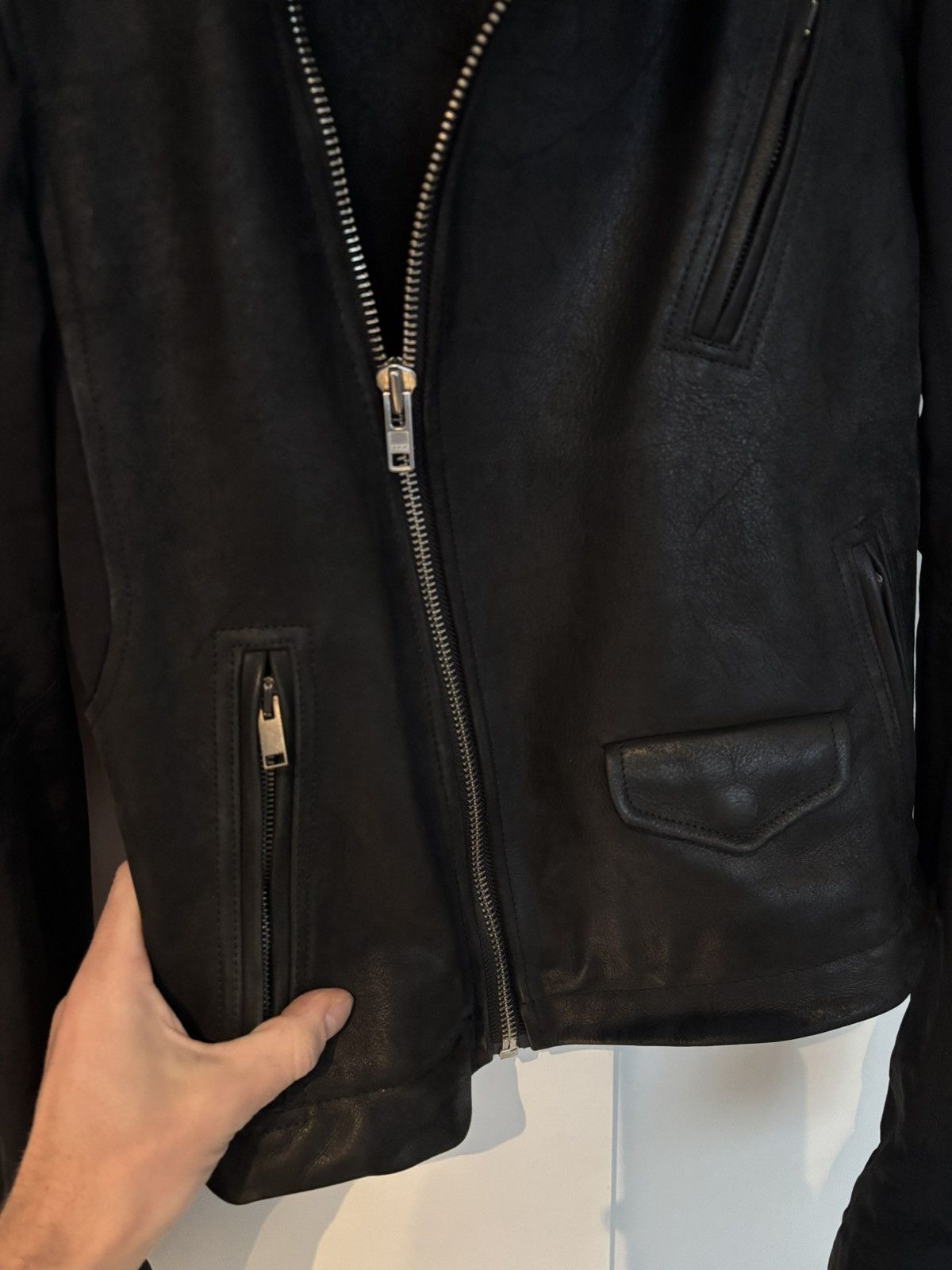 Rick Owens Rick Owens FW 13 PLINTH Stooges with fur collar Size US S / EU 44-46 / 1 - 5 Thumbnail