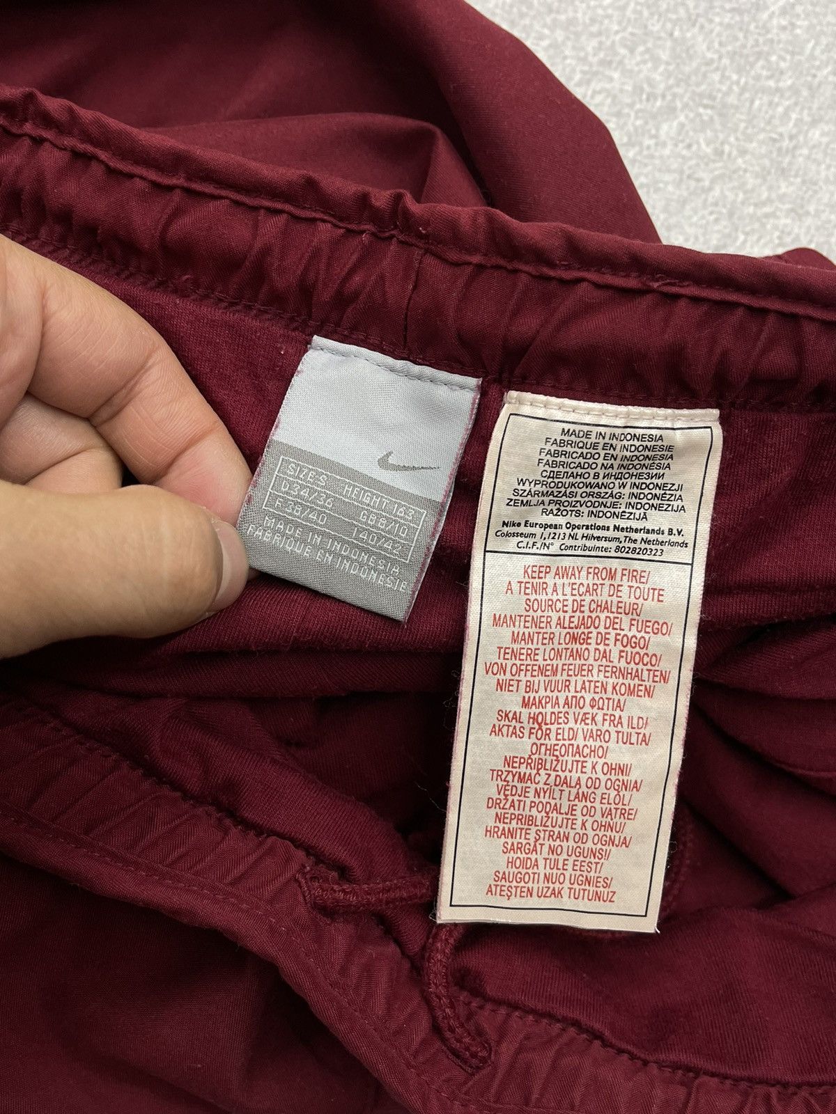 Nike Women Nike Drill Sweatpants Vinous Drip Y2K ACG TN Size 26" / US 2 / IT 38 - 8 Thumbnail