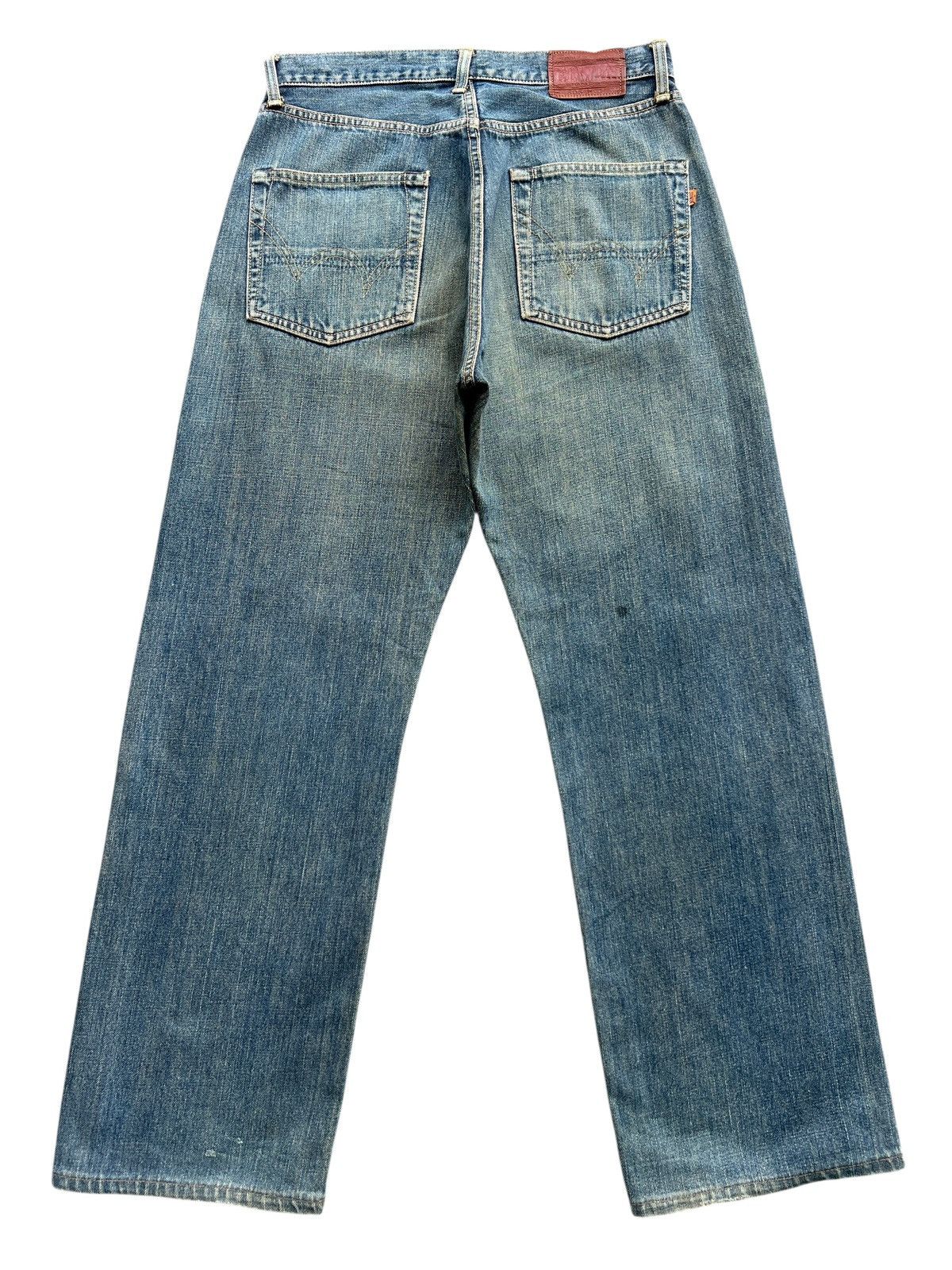 Edwin Vintage Edwin 505 Distressed Mudwash Selvedge Denim 32x30 Size US 32 / EU 48 - 3 Thumbnail