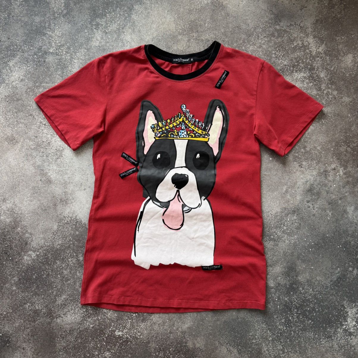 Dolce & Gabbana D&G Dolce & Gabbana «2018 Year of the Dog» T-Shirt Size M / US 6-8 / IT 42-44 - 2 Thumbnail