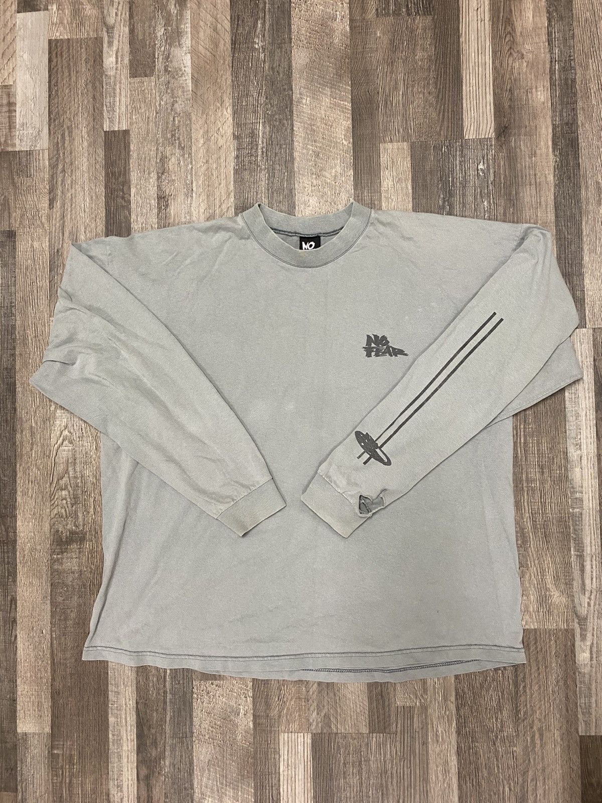 No Fear Vintage 90’s No Fear Long Sleeve Tee T Shirt Y2K Distressed Size US XL / EU 56 / 4 - 1 Thumbnail