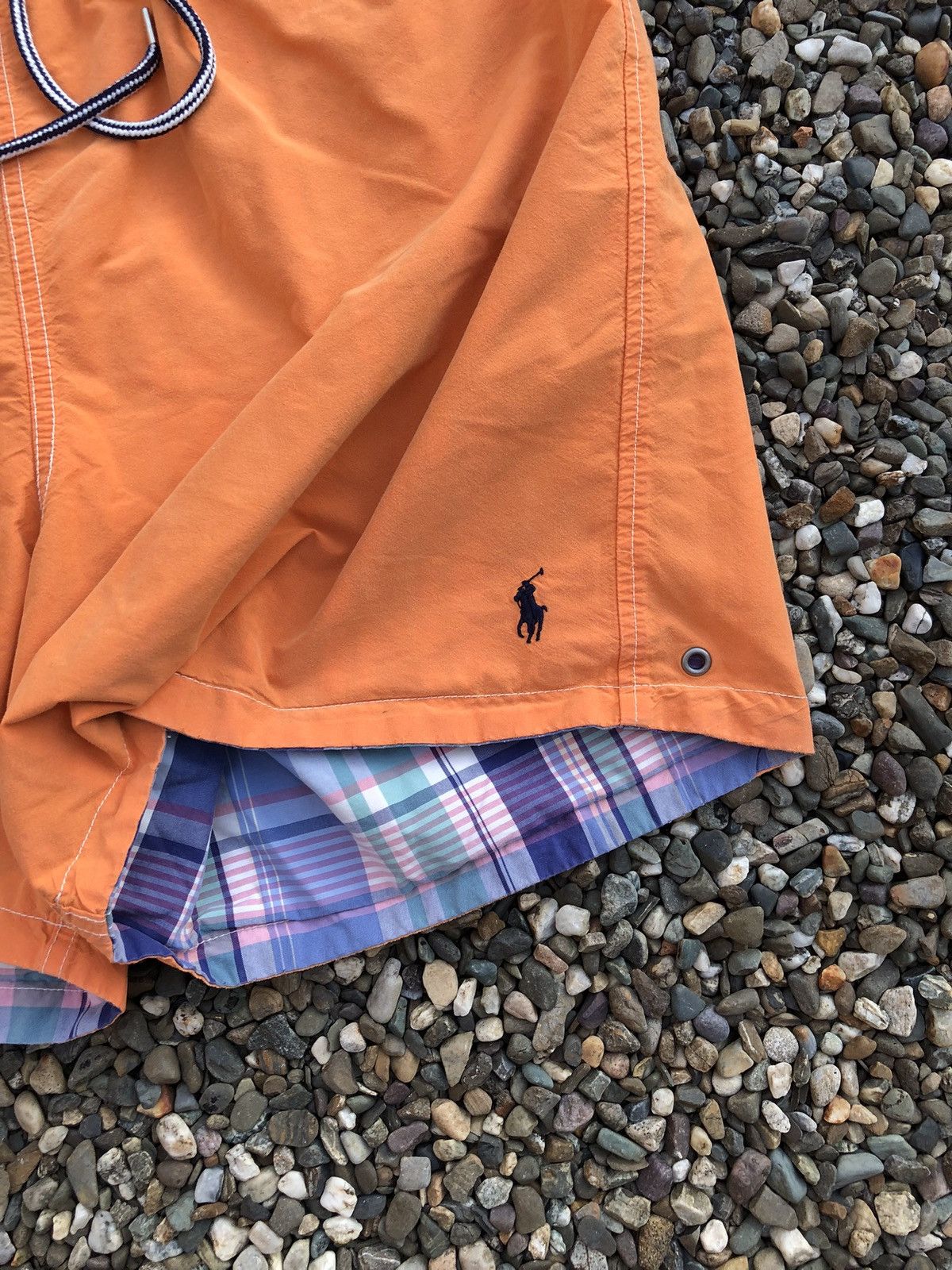 Polo Ralph Lauren Vintage Polo Ralph Lauren Reversible Plaid Swim Trunks Size US 34 / EU 50 - 7 Thumbnail
