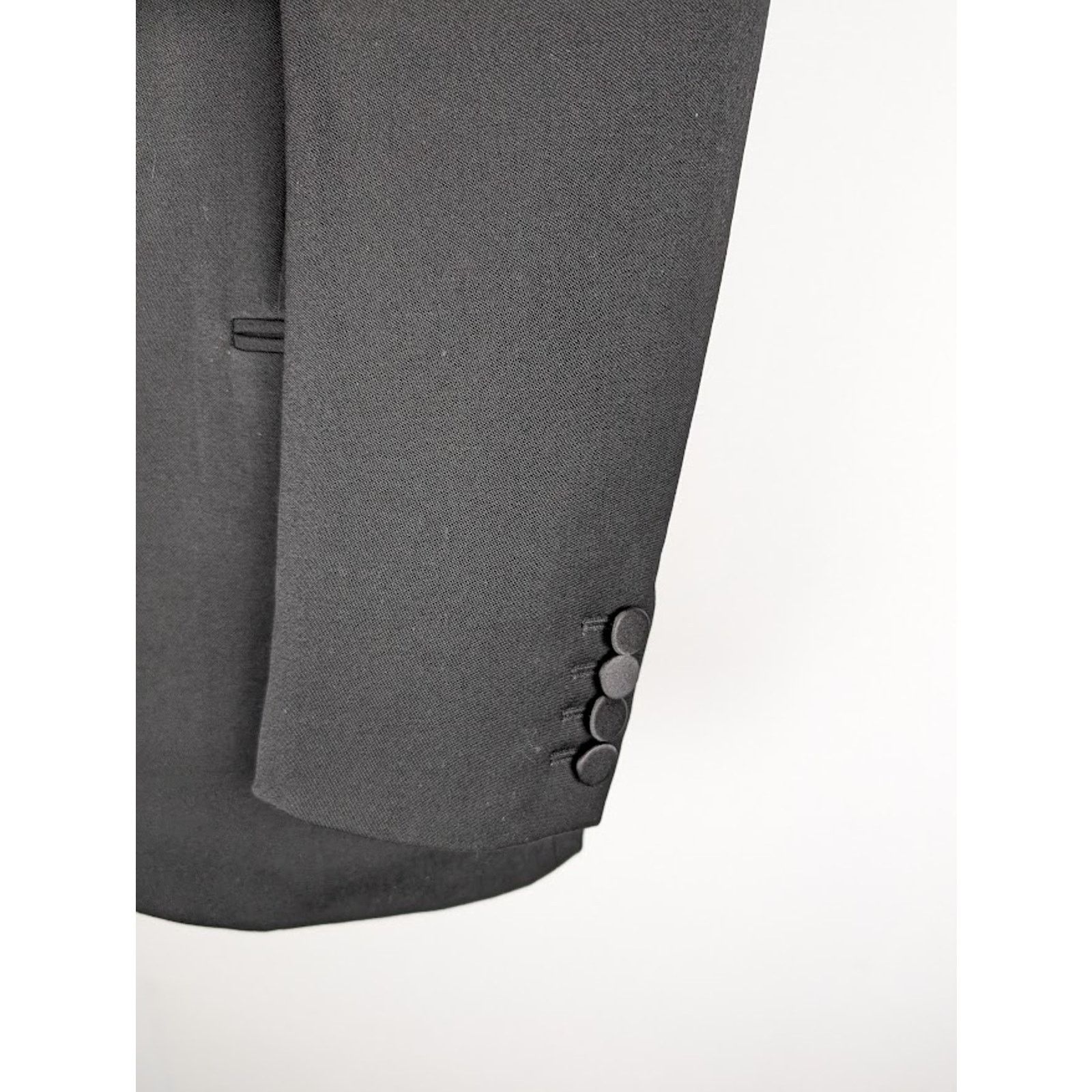 Saint Laurent Paris o1rshd1 Grain De Poudre De Leger Armure Jacket in Black Size US L / EU 52-54 / 3 - 5 Thumbnail