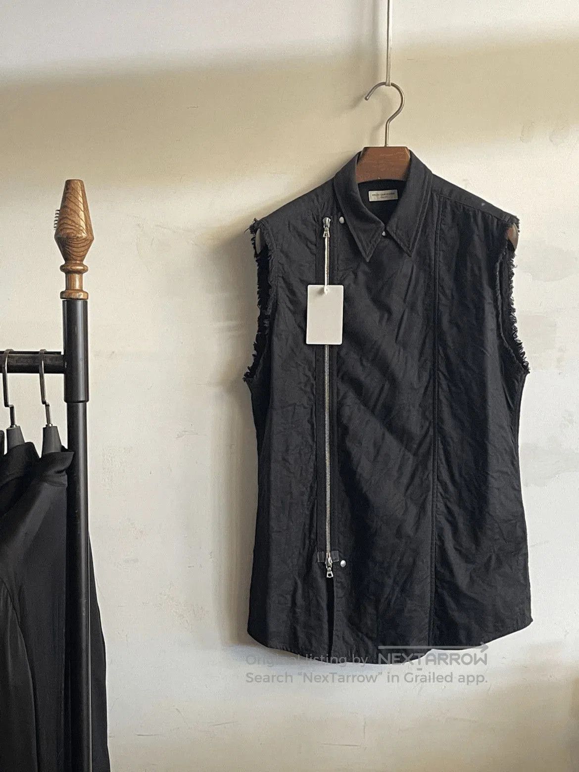 Dries Van Noten Dries Van Noten Distressed Multi Zipeer Vest. Size US S / EU 44-46 / 1 - 5 Thumbnail