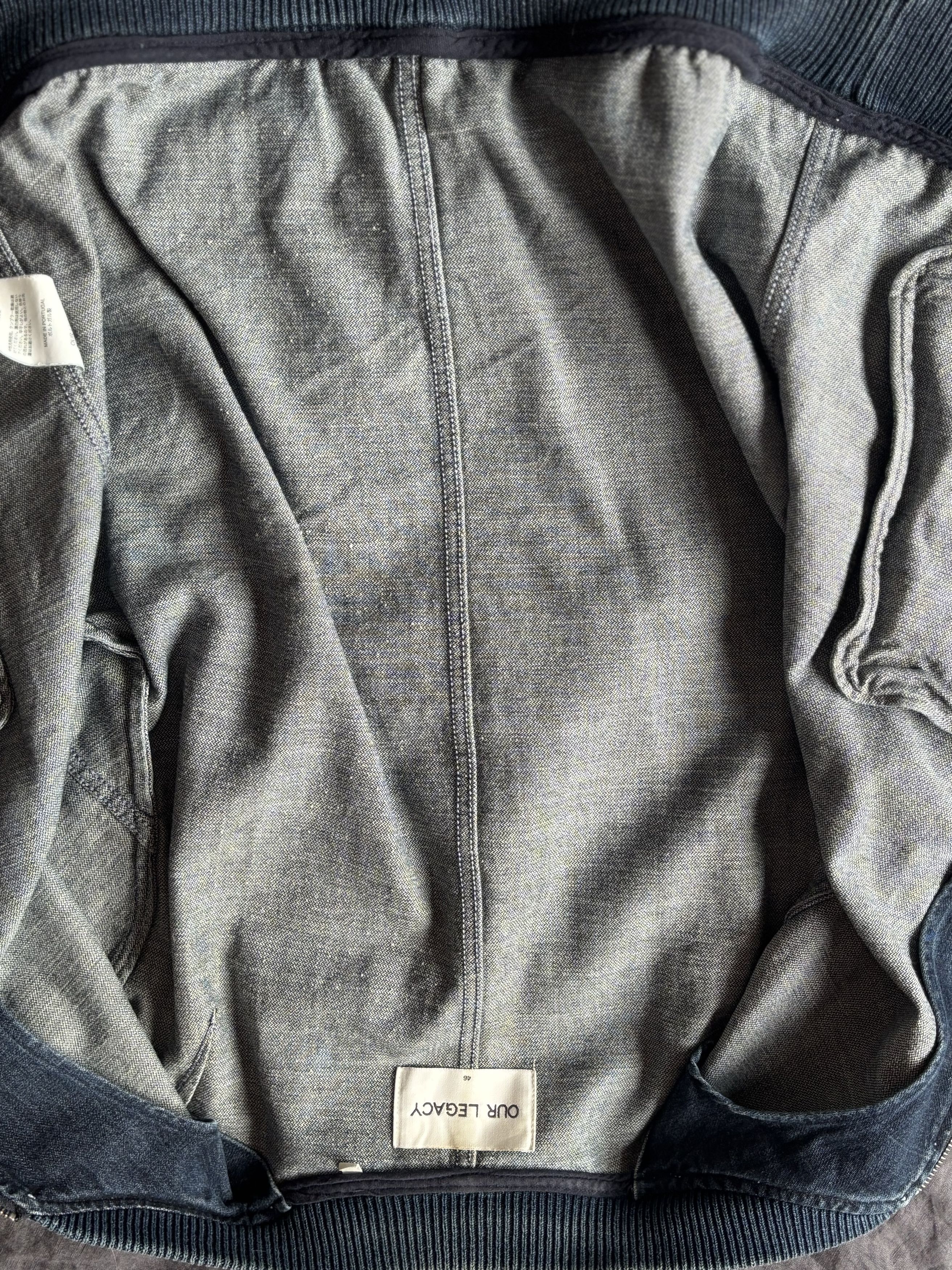 Our Legacy SS15 Our Legacy Japanese Raw Denim Bomber 46 Size US S / EU 44-46 / 1 - 10 Thumbnail