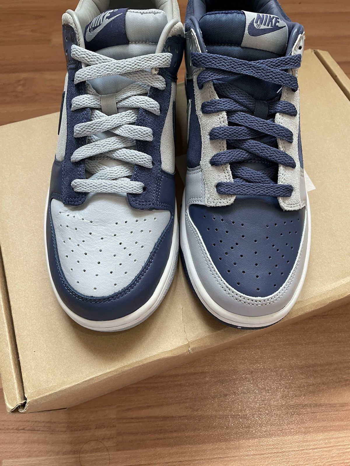 Nike Nike Dunk Atmos JP.Co Mismatched Navy Grey Size US 9 / EU 42 - 5 Thumbnail