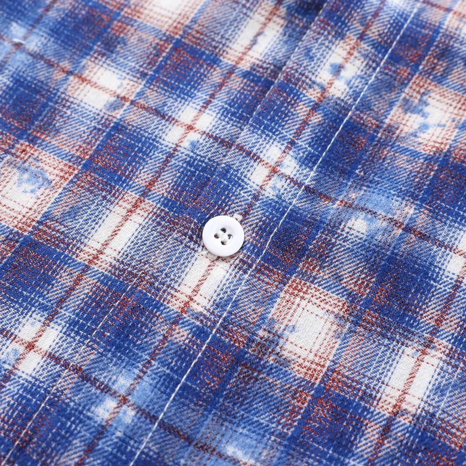 Flannel Plaid Long-Sleeve Shirt| Size US M / EU 48-50 / 2 - 3 Thumbnail