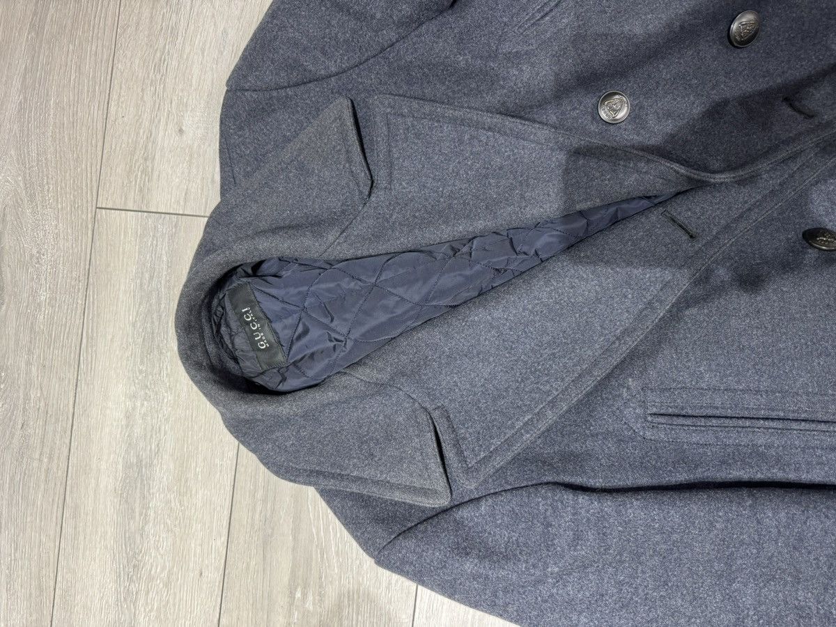 Gucci Men's GUCCI Wool Double Breasted Pea Coat Overcoat RARE Size US M / EU 48-50 / 2 - 5 Thumbnail