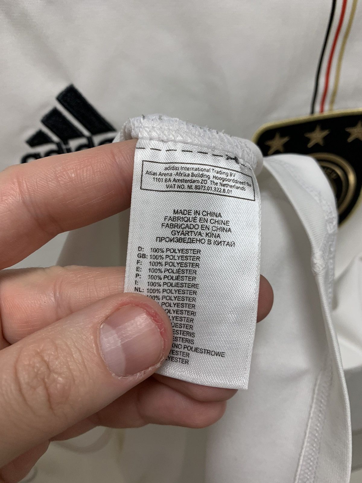 Adidas Adidas Germany national team fifa World Cup soccer jersey L Size US L / EU 52-54 / 3 - 6 Thumbnail