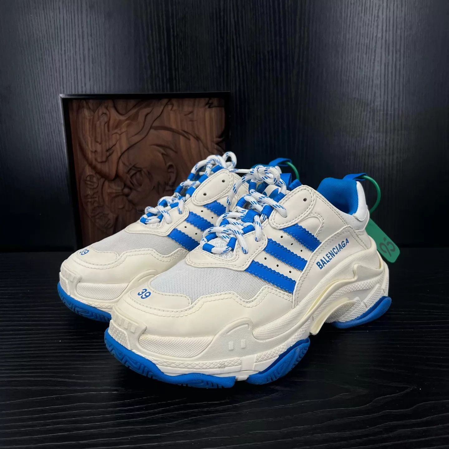 Balenciaga Balenciaga Triples White Blue 39 Size US 9 / IT 39 - 1 Thumbnail