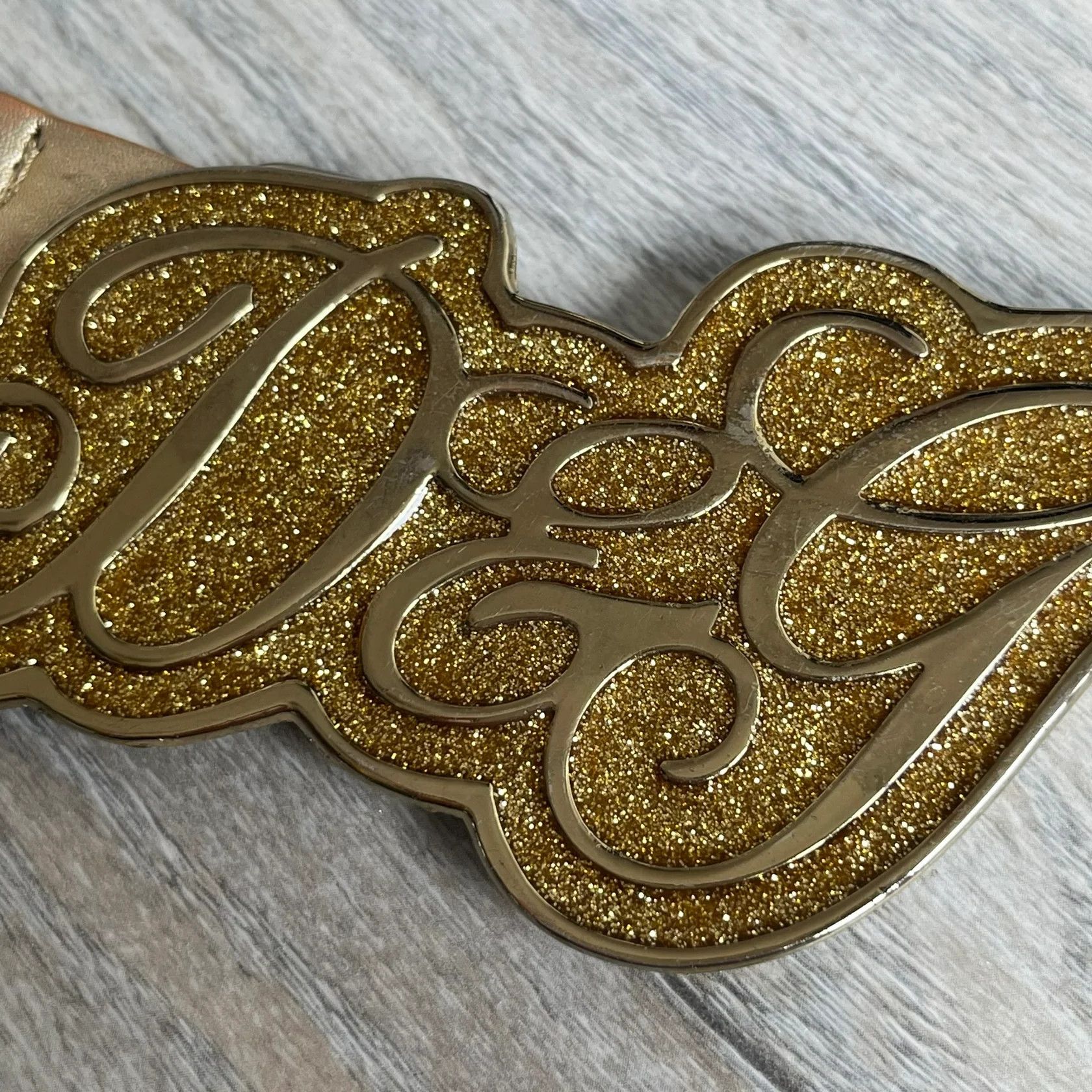 Dolce & Gabbana Dolce & Gabbana 2000's Gold Tone D&G Logo Belt Size ONE SIZE - 3 Thumbnail