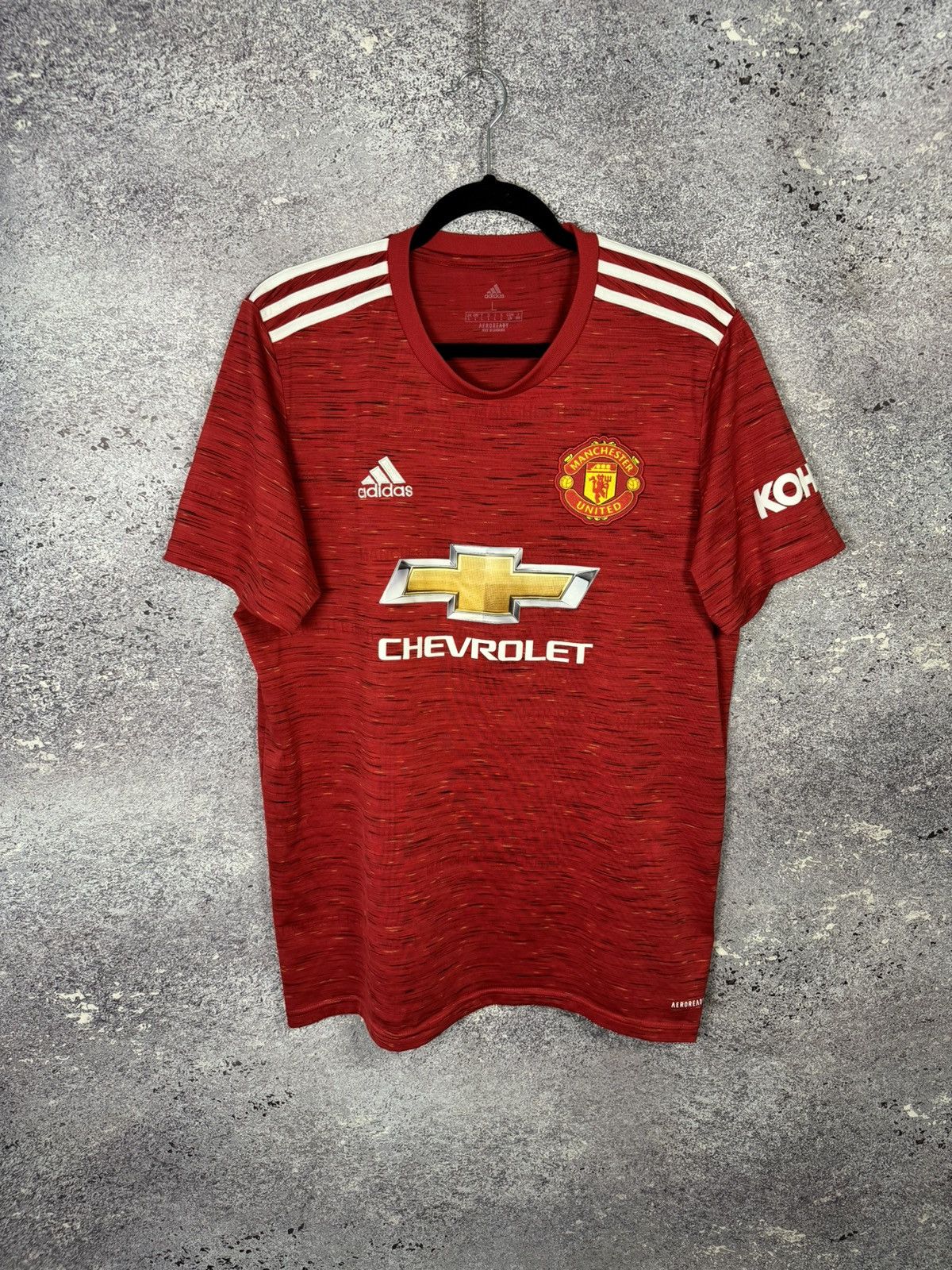Adidas Manchester United 2020/21 Adidas Soccer Jersey Large Size US L / EU 52-54 / 3 - 1 Thumbnail