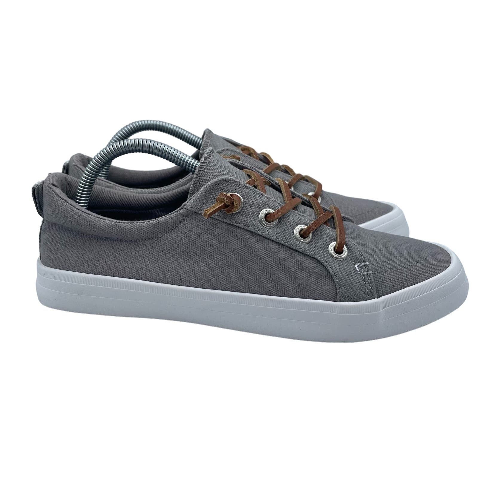 Tommy Bahama Tommy Bahama Canvas Slip On Gray Womens 10 Size US 10 / IT 40 - 2 Thumbnail