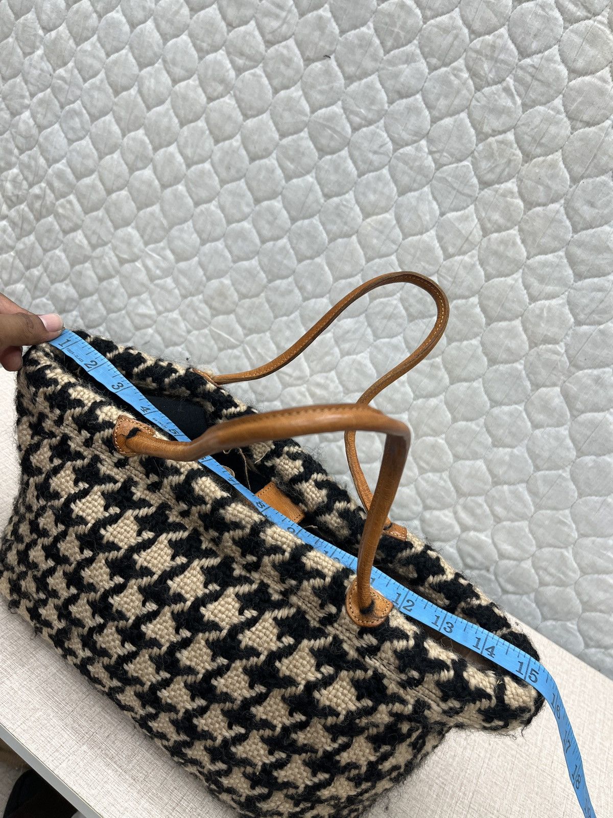 Tsumori Chisato 🔥🔥🔥ARCHIVE TSUMORI CHISATO ISSEY MIYAKE TWEED BAGS Size ONE SIZE - 16 Thumbnail