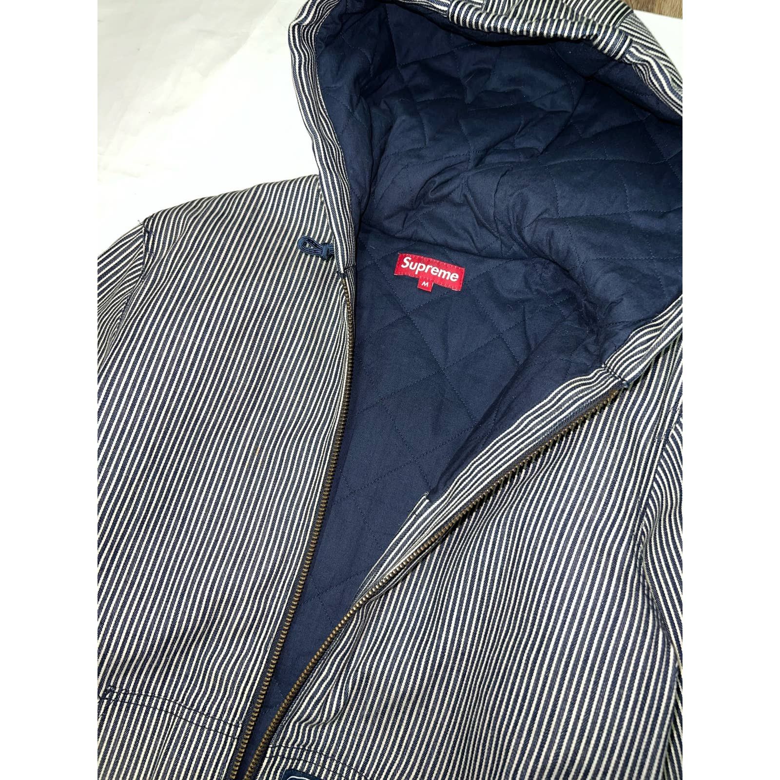 Supreme Supreme FW08 Red Built Hooded Work Jacket Size US M / EU 48-50 / 2 - 4 Thumbnail
