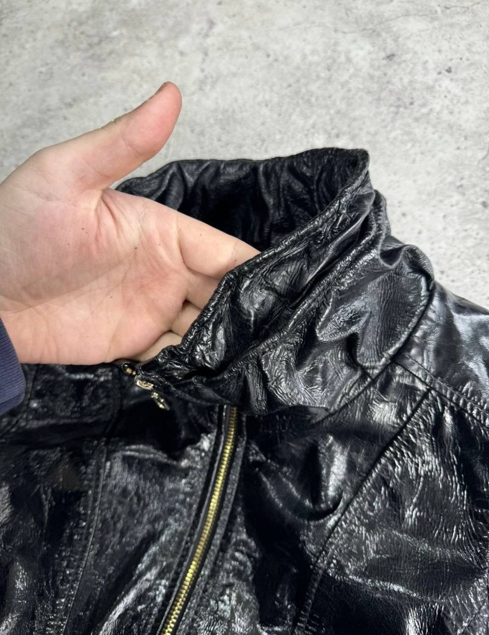 Japanese Brand Vintage Japanese Patent Real Leather Junya Watanabe Style Size US S / EU 44-46 / 1 - 6 Thumbnail
