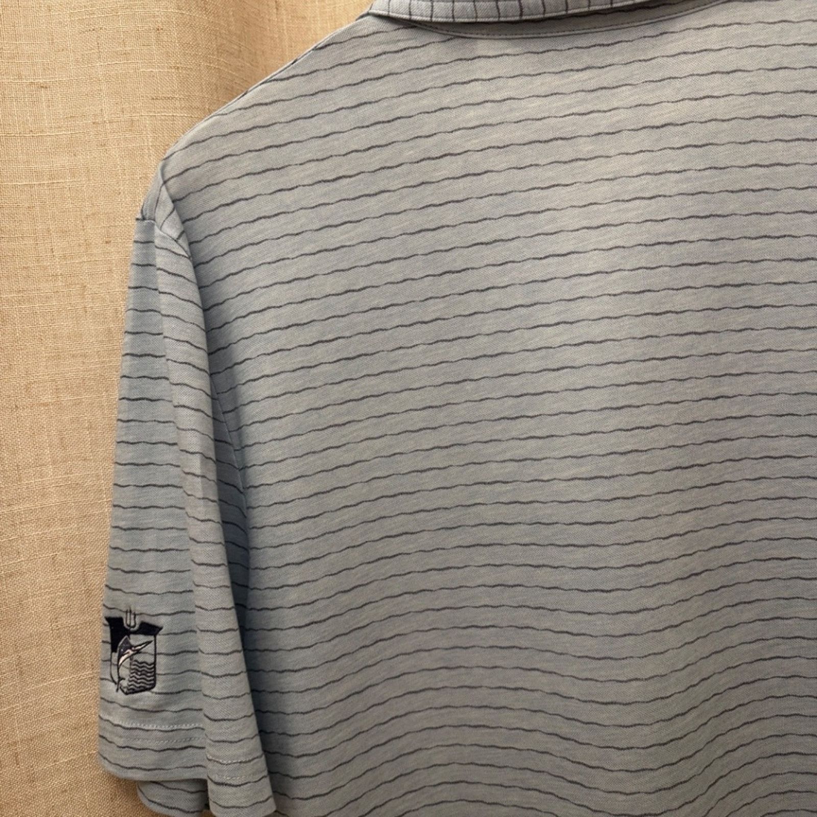 TravisMathew TravisMathew Light Blue Polo Shirt - Men’s Large Golf/Casual Size US L / EU 52-54 / 3 - 10 Thumbnail