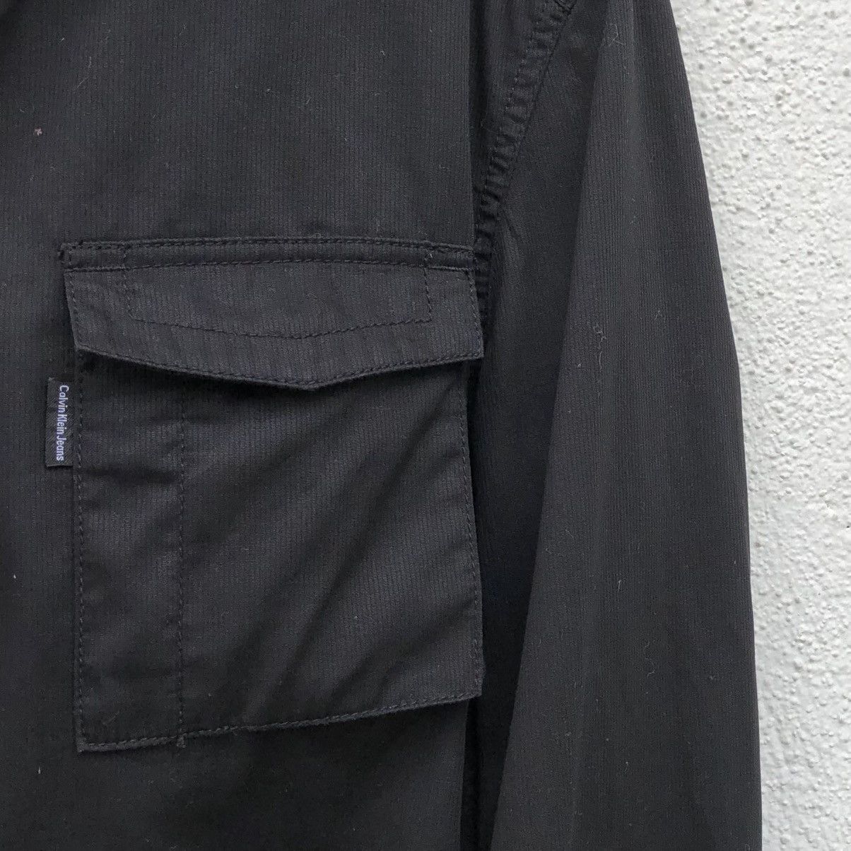 Calvin Klein Calvin Klein Jeans Men’s Black Zip Up Lights Jacket Size US XL / EU 56 / 4 - 4 Thumbnail