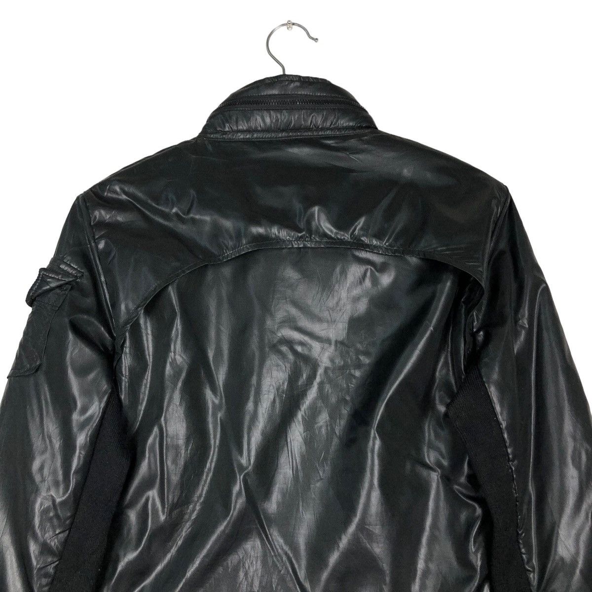 Hysteric Glamour 🔥Rich Black Biker Jacket Bondage Parachute 291295 Japan Size US M / EU 48-50 / 2 - 9 Thumbnail