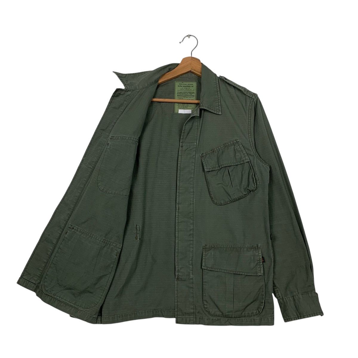 Alpha Industries × Vintage ☀️Vintage Alpha Industries military jacket Size US M / EU 48-50 / 2 - 10 Thumbnail
