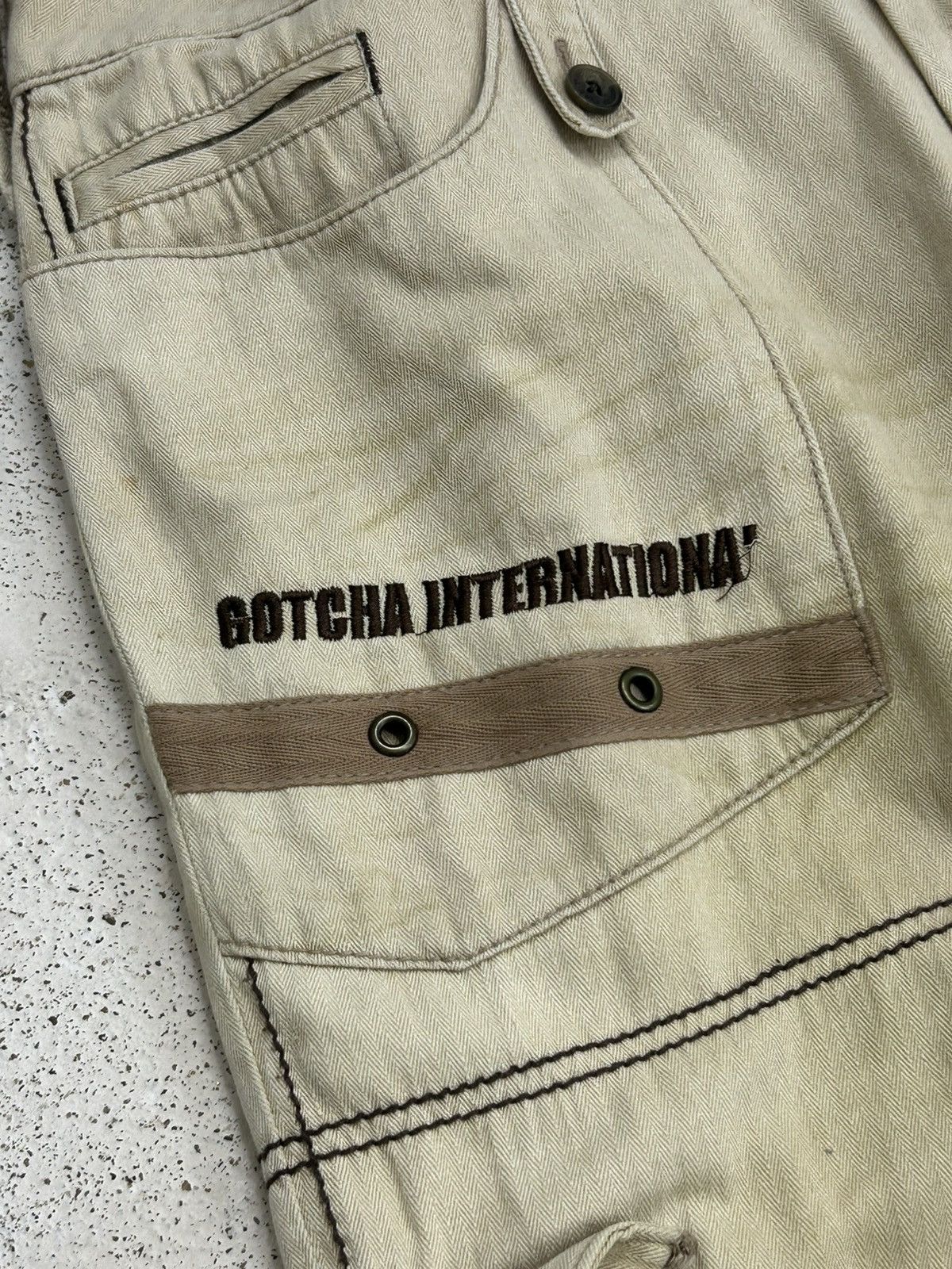 Le Grande Bleu (L.G.B.) Gotcha Brand Cargo Tactical Multipocket Utility Worker Size US 33 - 6 Thumbnail