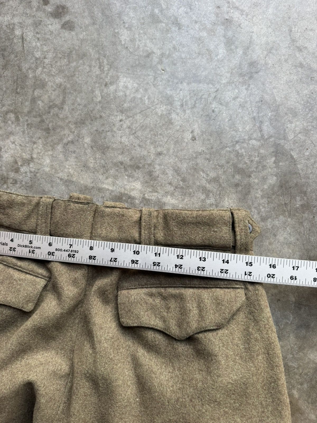 Vintage Vintage 1971 German Issue G.D.Bucking-Alsfeld Wool Trousers Size US 30 / EU 46 - 8 Thumbnail