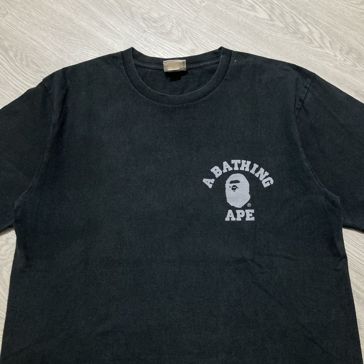 Bape Bape A Bathing Ape College Logo “Together Strong” Tee Black Size US XL / EU 56 / 4 - 2 Thumbnail