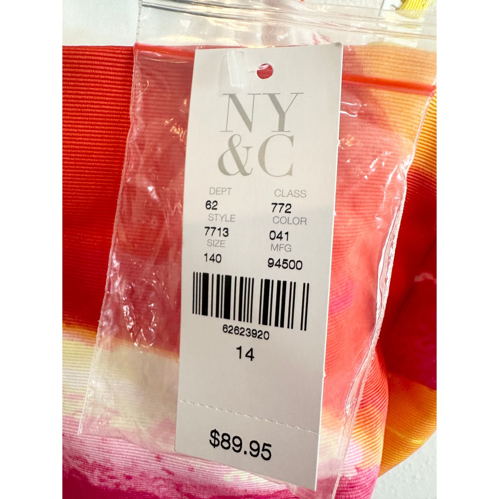 Other NWT New York & Company Colorful Watercolor Dress size 14 Size XL / US 12-14 / IT 48-50 - 8 Thumbnail