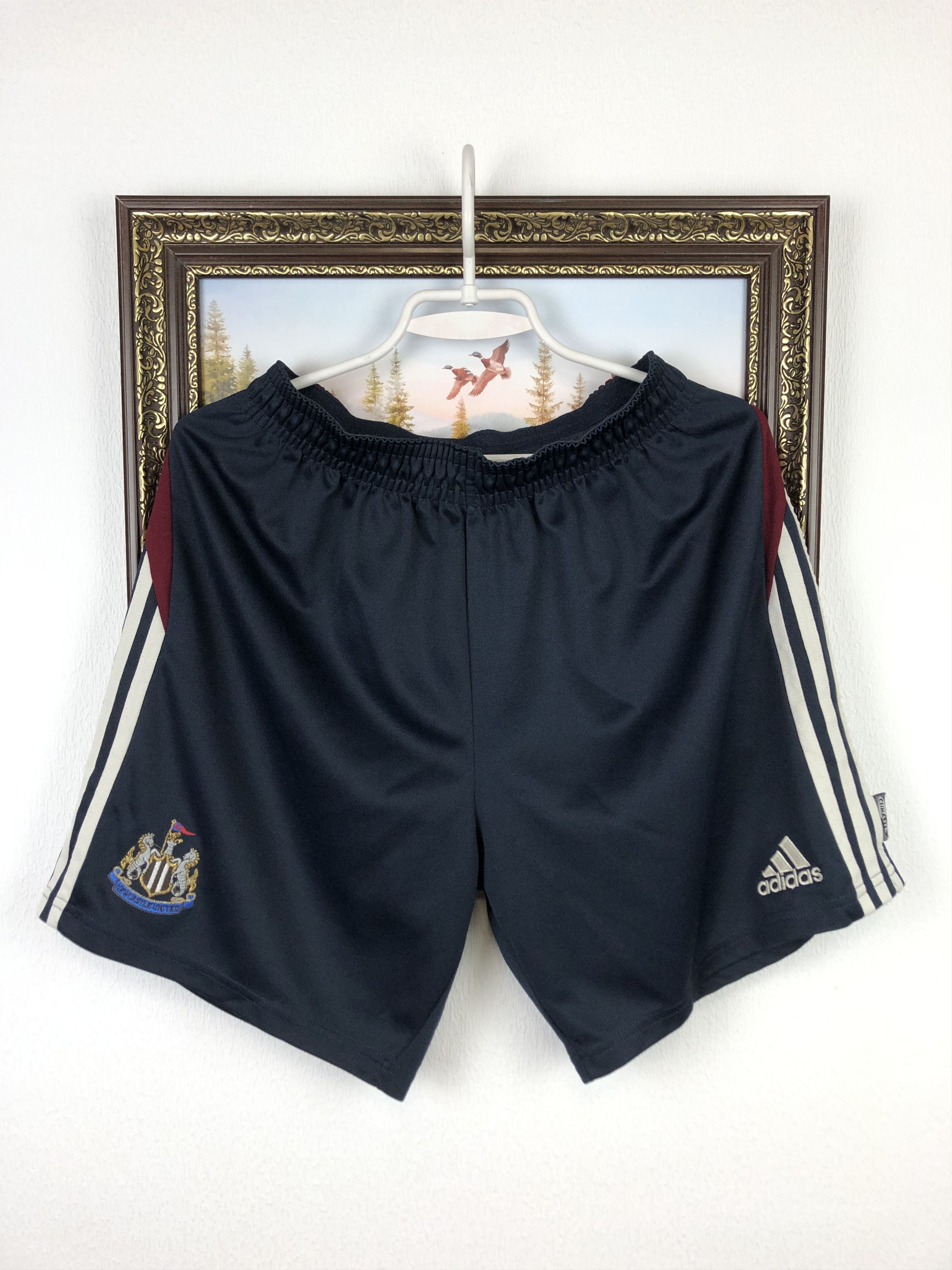 Adidas Vintage Adidas Newcastle United Football Shorts Soccer Track Size US 32 / EU 48 - 1 Thumbnail