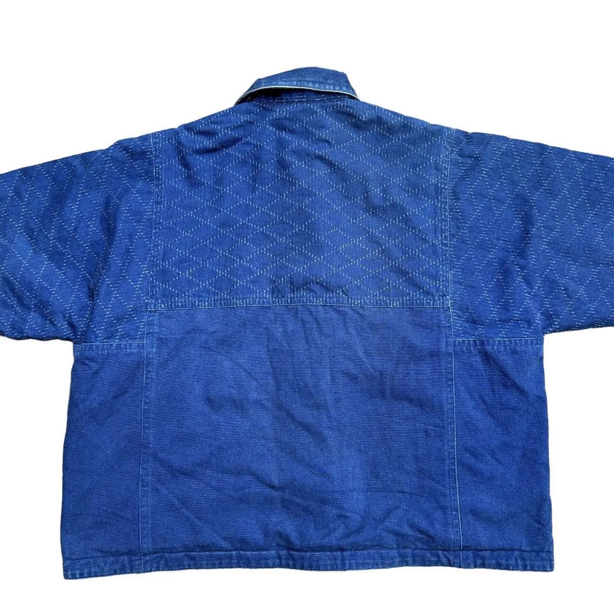 Issey Miyake Vintage Issey Miyake Sashiko Reversible Denim Jacket Size US M / EU 48-50 / 2 - 8 Thumbnail