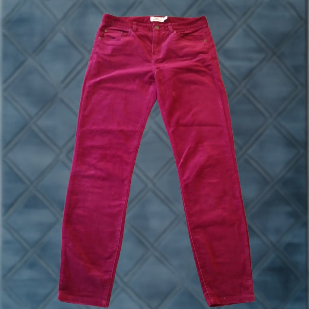 Vineyard Vines Vineyard Vines Pants Womens Size 4 Pink Velvet 29x28 Mid Rise Pockets Chino Straight 28 Inseam Womens Size 27" / US 4 / IT 40 - 1 Thumbnail