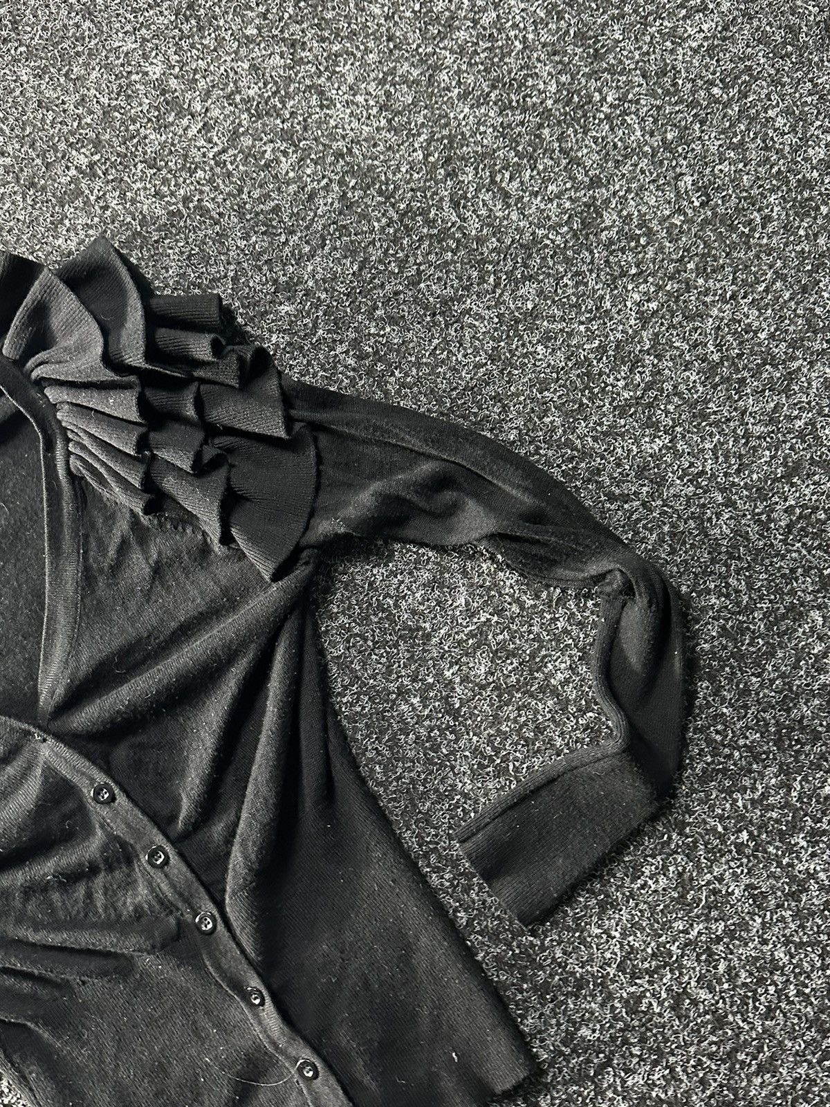 Armani × Vintage 🚨AVANT GARDE ARMANI RARE SWEATER BLOUSES Y2K black Size S / US 4 / IT 40 - 3 Thumbnail