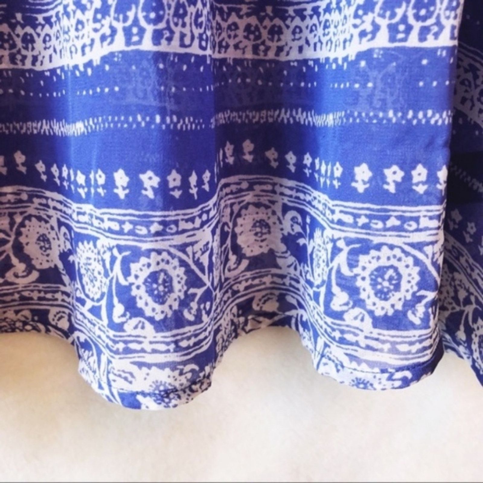 Express Express Blue with Pattern Strappy Tank Size S / US 4 / IT 40 - 3 Thumbnail