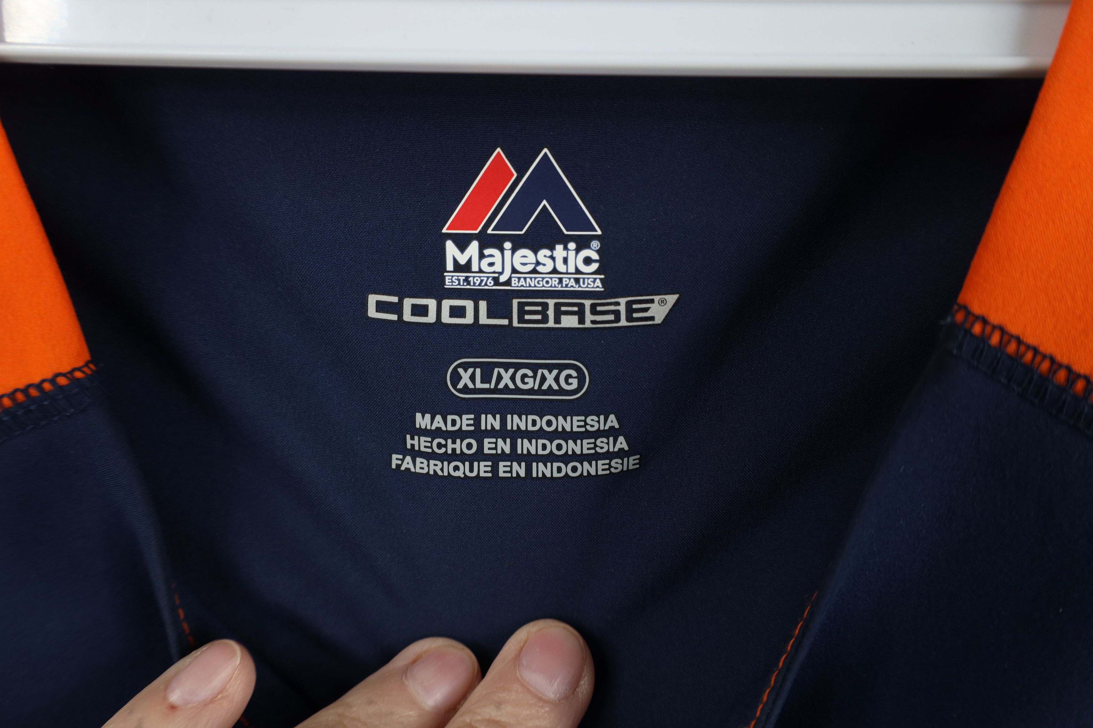 Majestic Majestic Cool Base Tigers Baseball Short Sleeve Shirt Jacket Size US XL / EU 56 / 4 - 11 Thumbnail