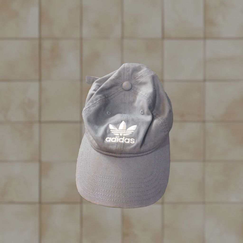 Adidas adidas Hat Cap strapback gray logo classic retro One Size Men Snapback Casual Vintage: No Size ONE SIZE - 1 Thumbnail