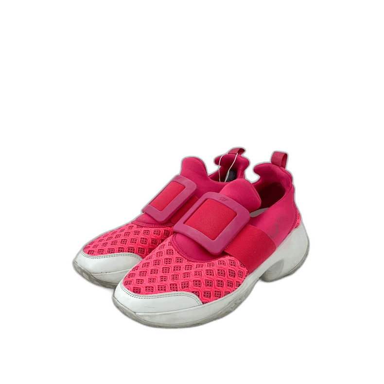 Roger Vivier Roger Vivier rv Size 38 Pink Mesh Sports Shoes Size US 5.5 / EU 38 - 1 Thumbnail
