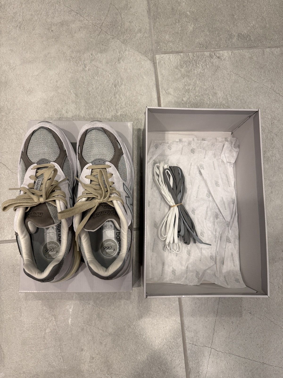 New Balance New Balance x YCMC 990v3 Made in USA ‘Nimbus Cloud’ Size US 8.5 / EU 41-42 - 5 Thumbnail