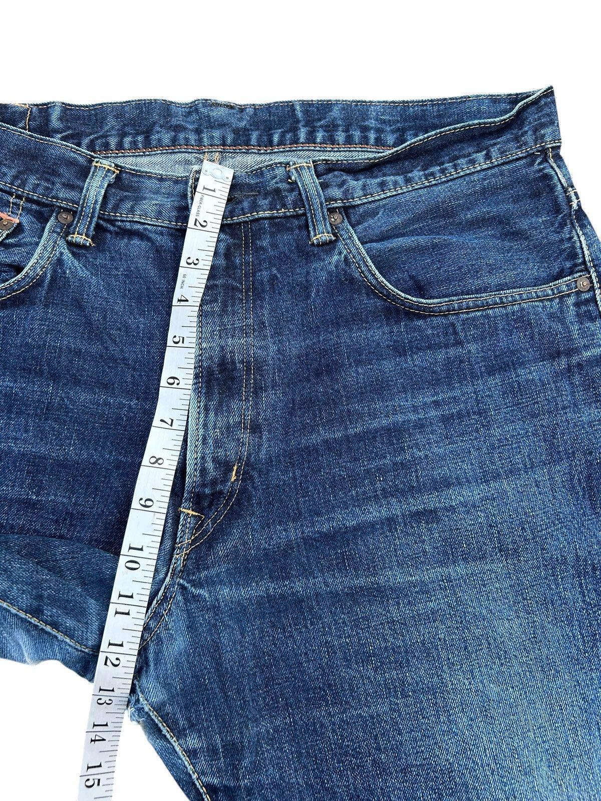 Kapital Vintage Edwin 505Z Selvedge Distressed Denim Jeans Size US 38 / EU 54 - 16 Thumbnail