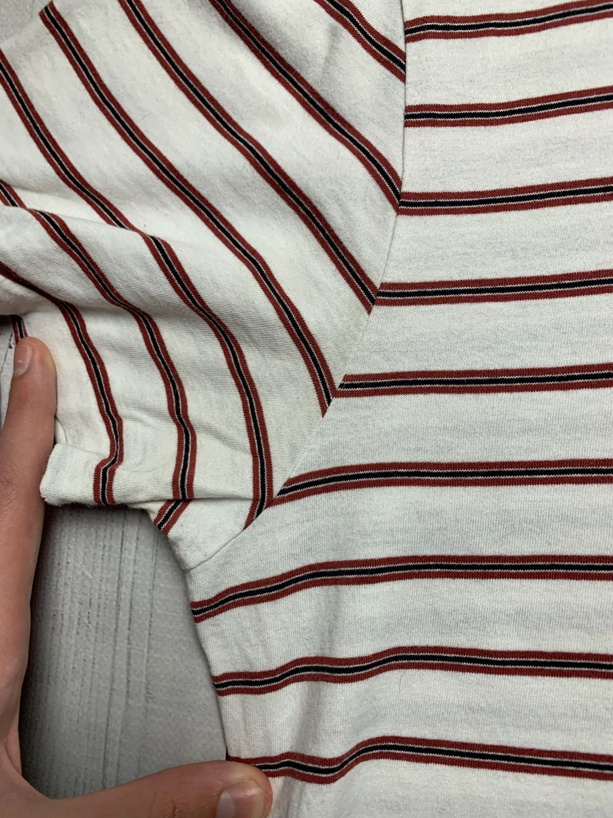 Allsaints × Vintage Vintage allsaints striped tee logo size M Size US M / EU 48-50 / 2 - 5 Thumbnail