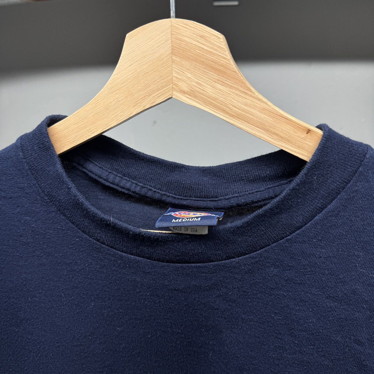 Vintage 90s Dickies Navy Blue Pocket Shirt USA ERD Grunge Chrome Size US M / EU 48-50 / 2 - 3 Thumbnail