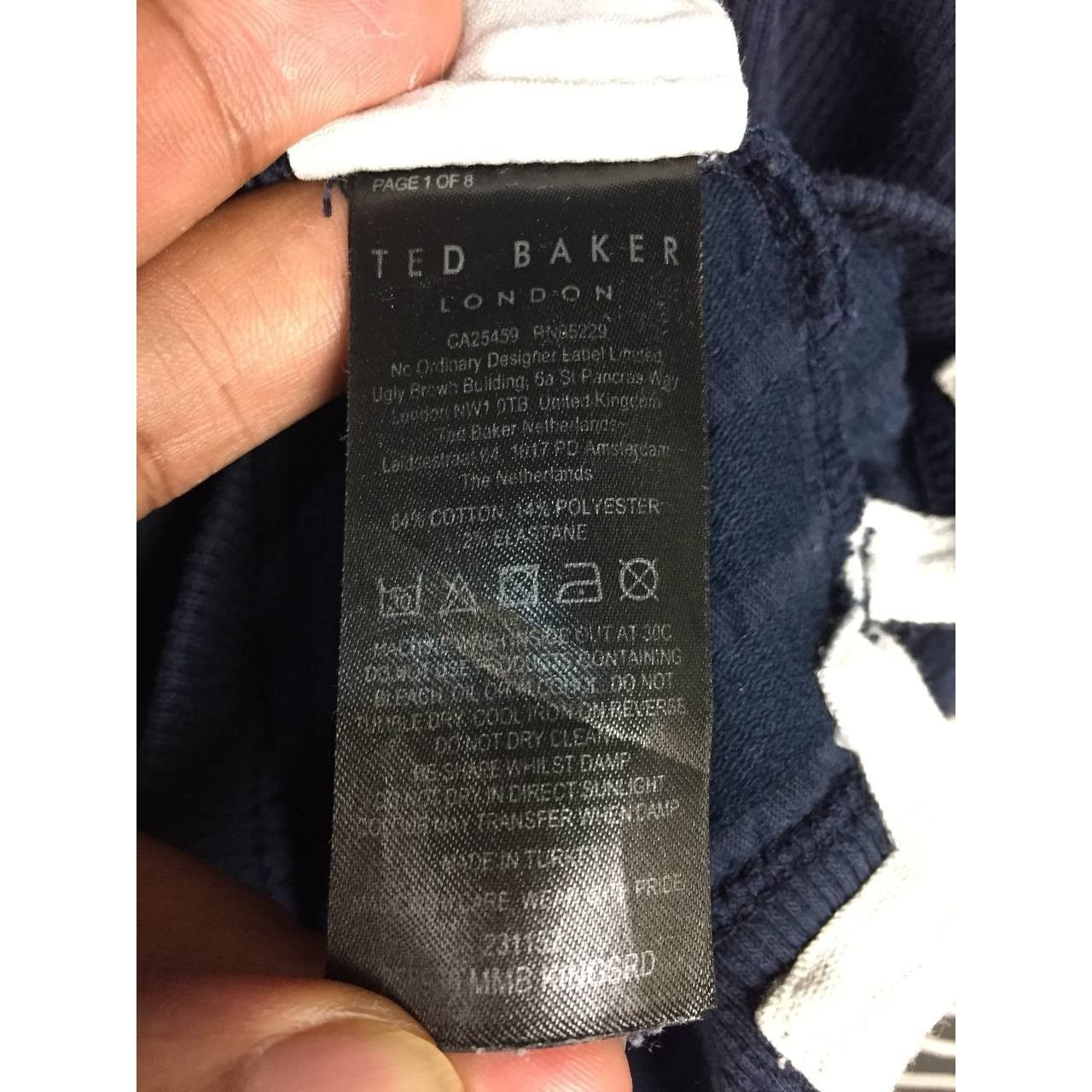 Ted Baker × Vintage Ted Baker London KINGSRD Casual Crew Neck Tee Size US XL / EU 56 / 4 - 13 Thumbnail